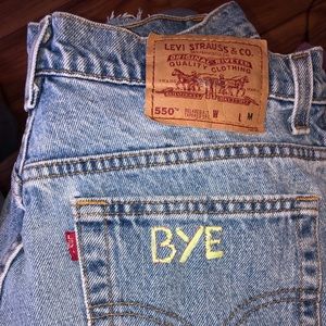 High waisted Levi shorts